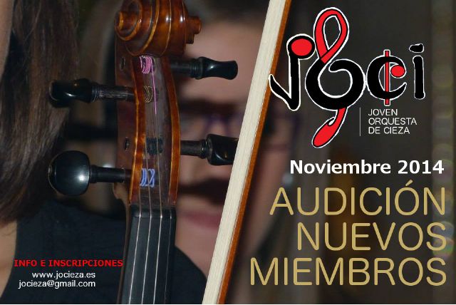 La Joven Orquesta de Cieza convoca audiciones para la incorporación de nuevos miembros