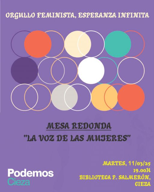 Con ocasión del día de la mujer, Podemos-Cieza da voz a las mujeres trabajadoras de nuestro pueblo