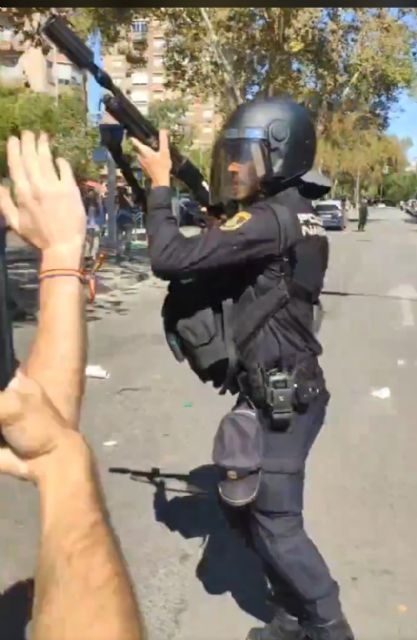 Podemos-Cieza condena las cargas policiales en la concentración de estudiantes del día 5 de octubre