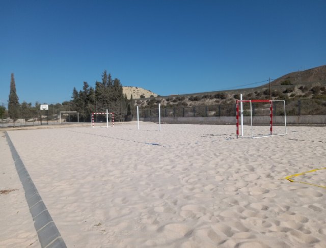 Presentan la pista de deportes de playa